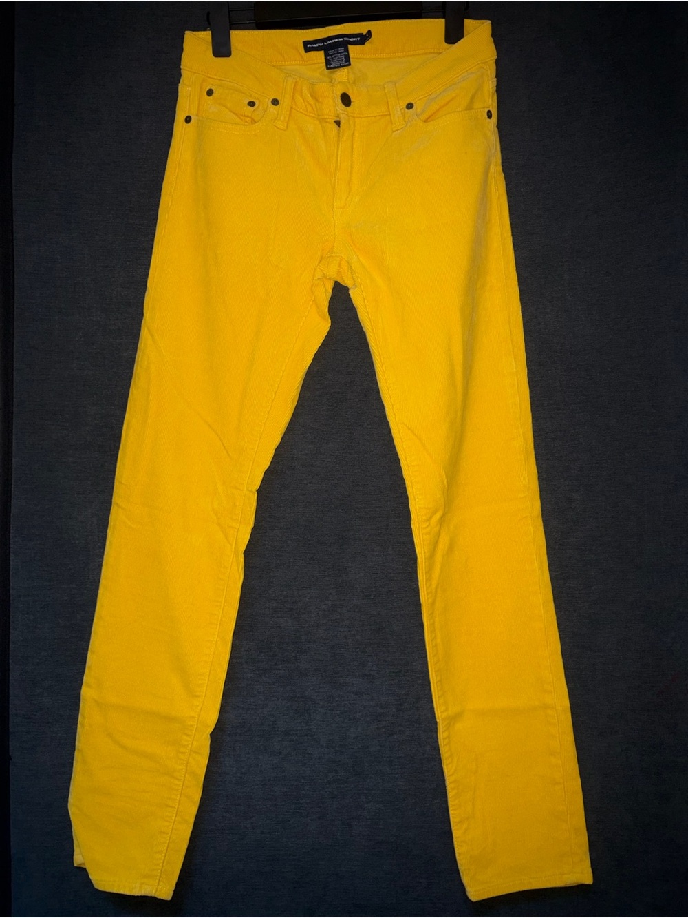 Woman’s Polo Sport Yellow Slim cords